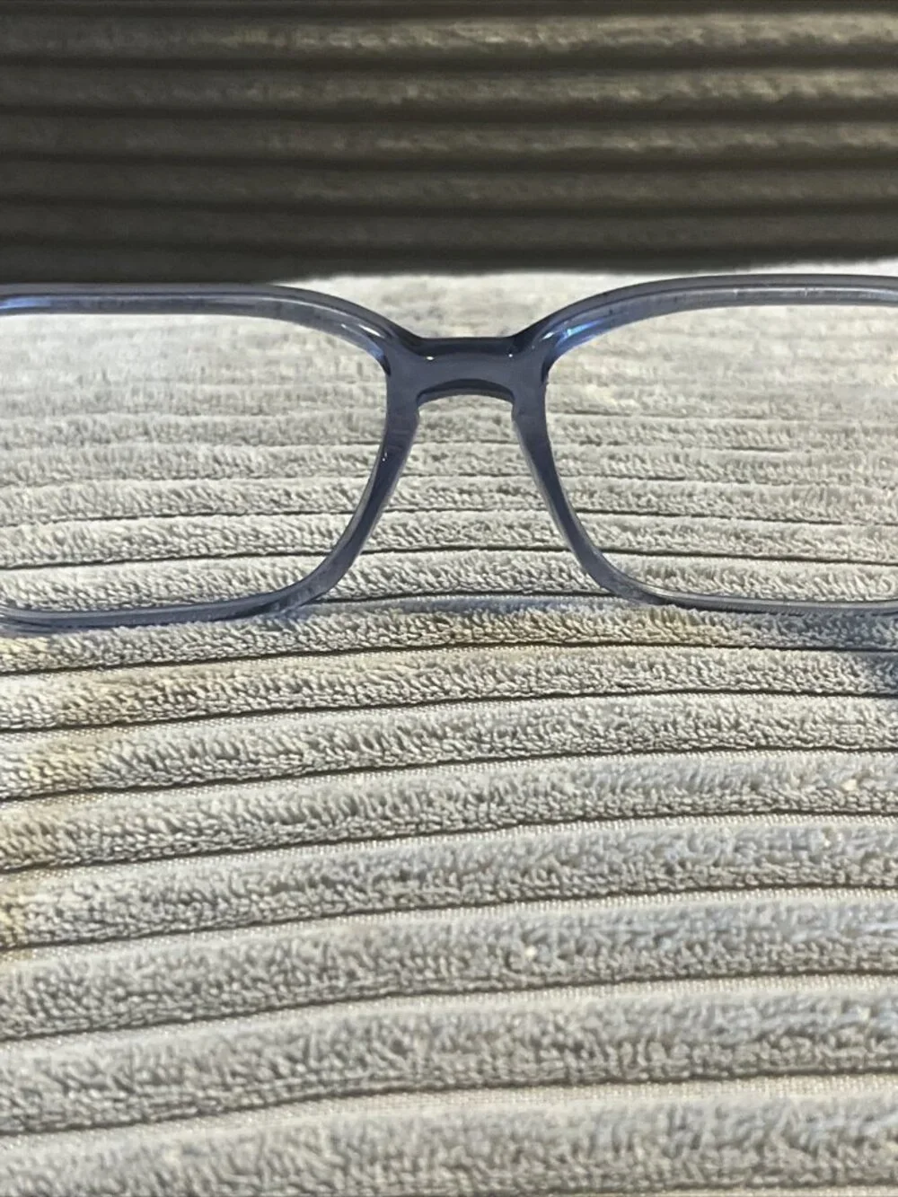 Tom Ford FT5696B 090 Shiny Transparent Blue/Blue Block 56mm Rectangle Frame - Picture 6 of 11